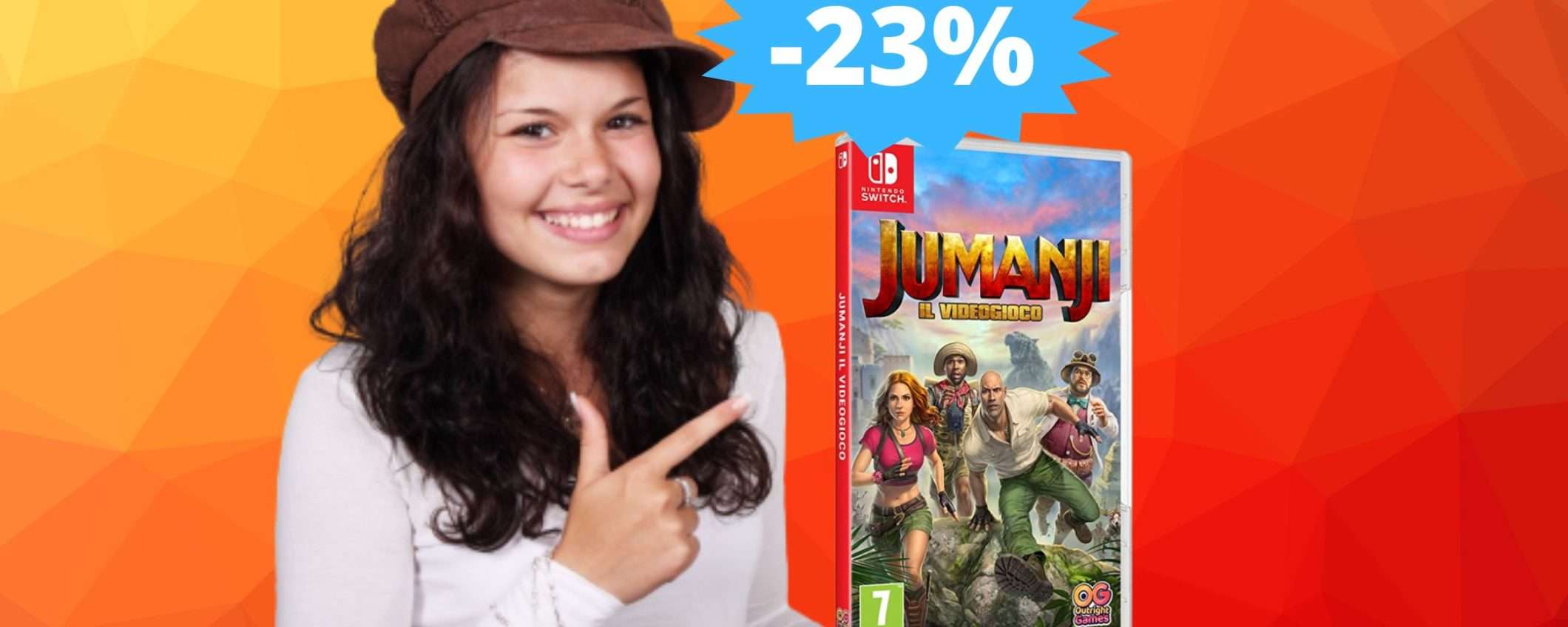 Jumanji per Nintendo Switch: oggi in super sconto su Amazon