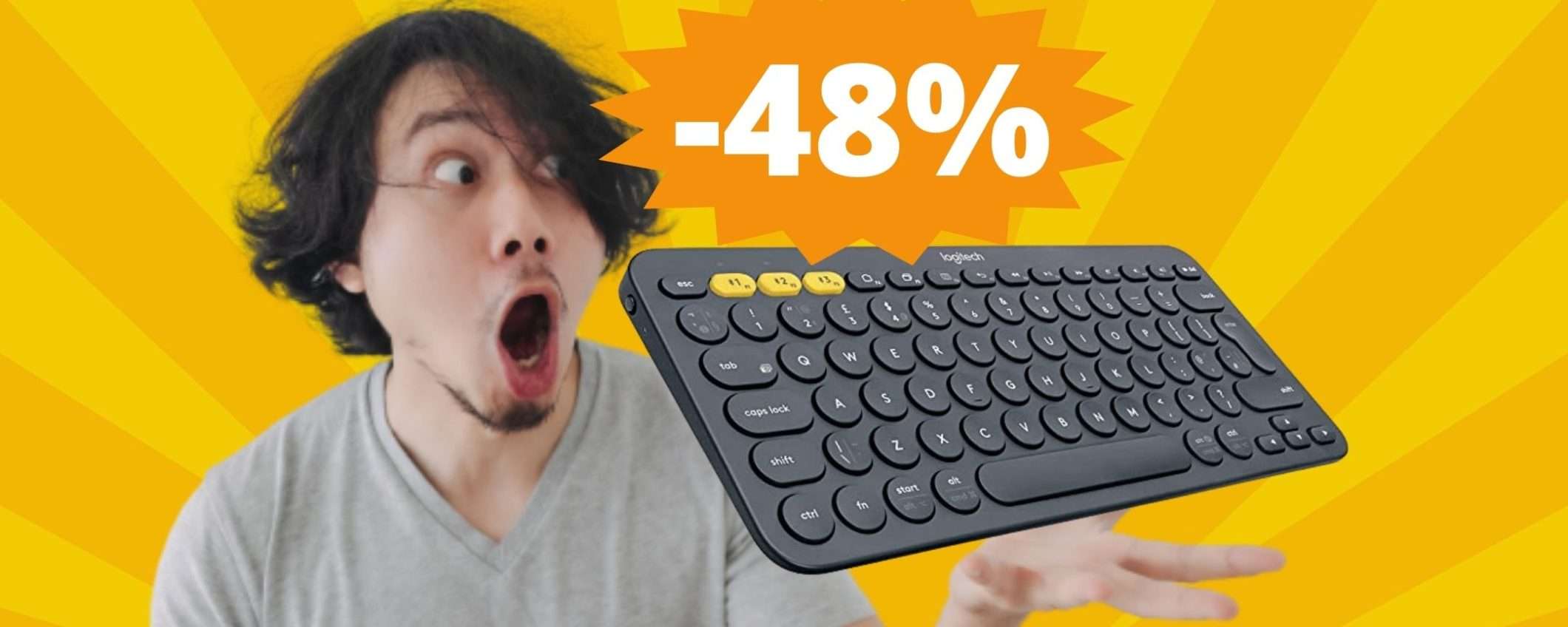 Logitech K380: prezzo BOMBA per la tastiera più venduta di sempre