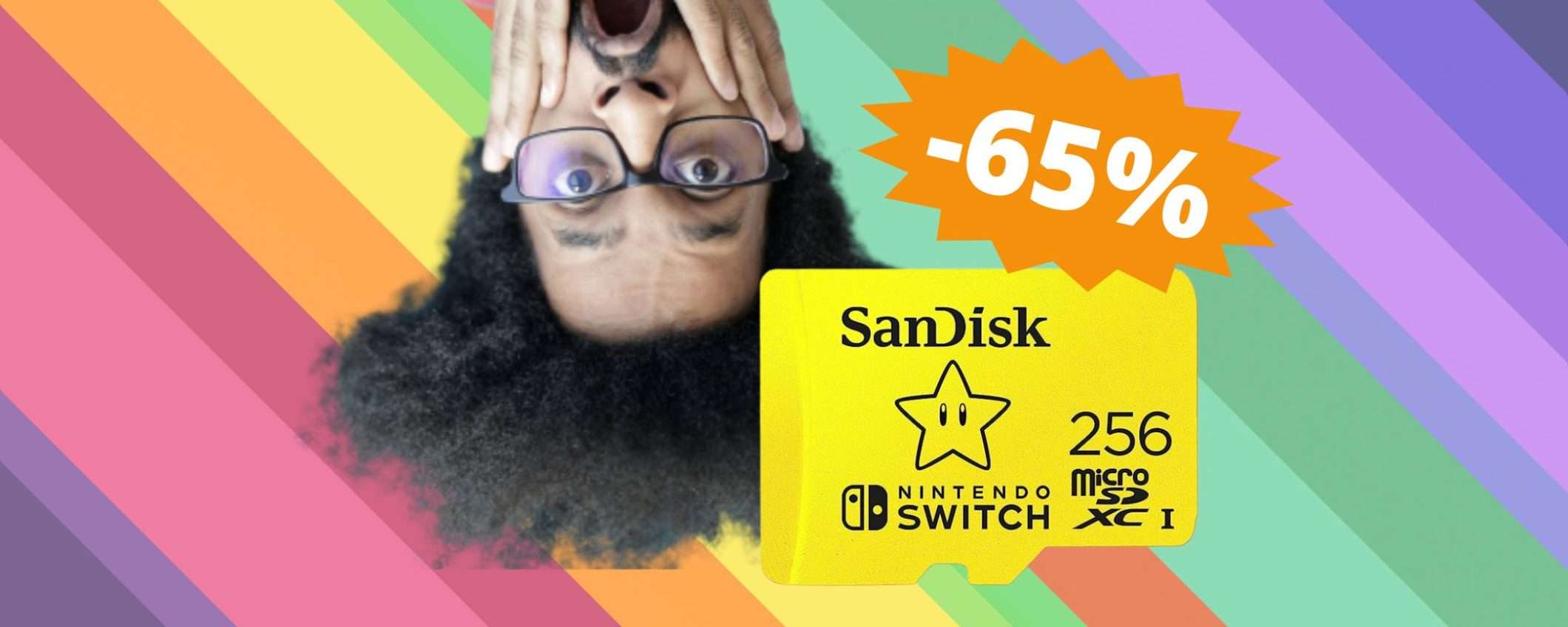 SanDisk micro SD: la versione per Nintendo Switch in sconto FOLLE