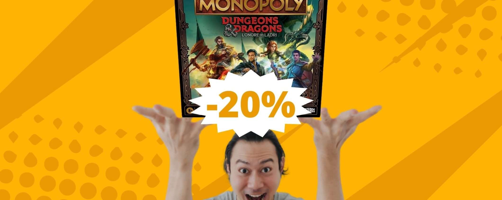 Monopoly Dungeons & Dragons: ora che lo conosci lo vuoi (-20%)