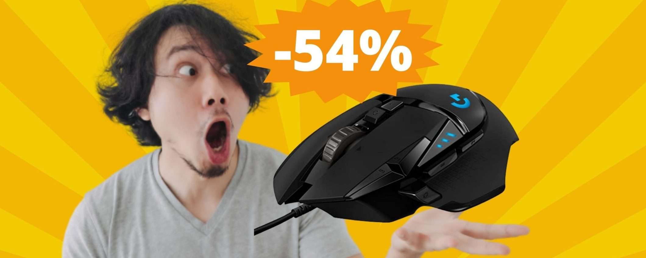 Logitech G502 Hero: mouse da gaming formidabile, ad un prezzo ridicolo