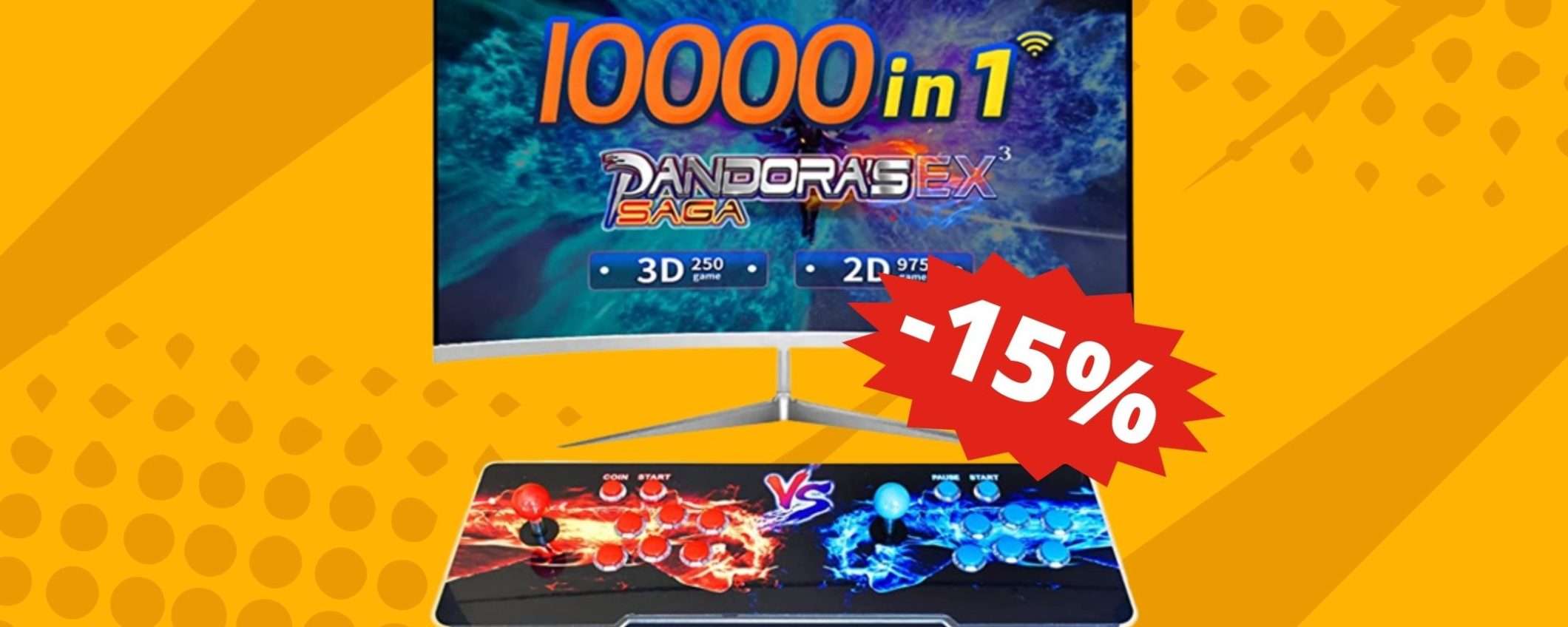 Pandora Box: 10.000 giochi vintage, finalmente in sconto