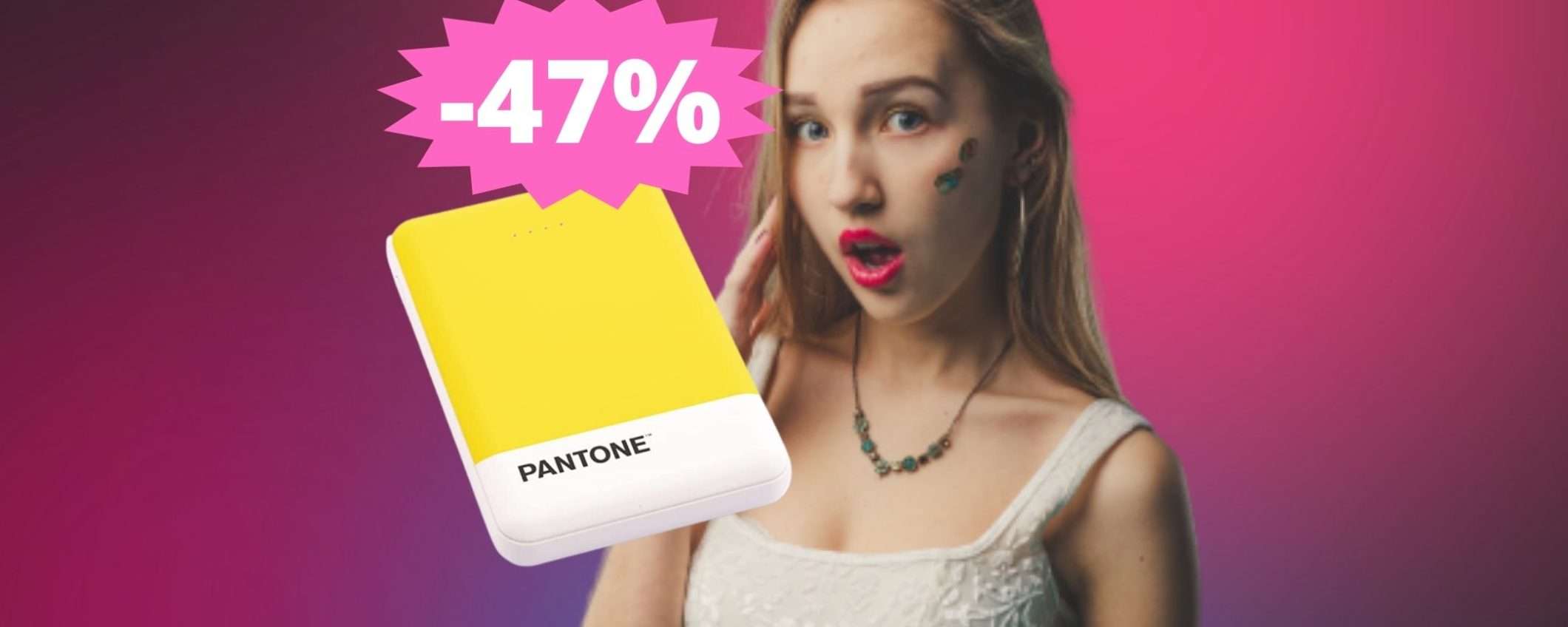 Celly Powerbank Pantone: prezzo BOMBA per il caricatore portatile di stile