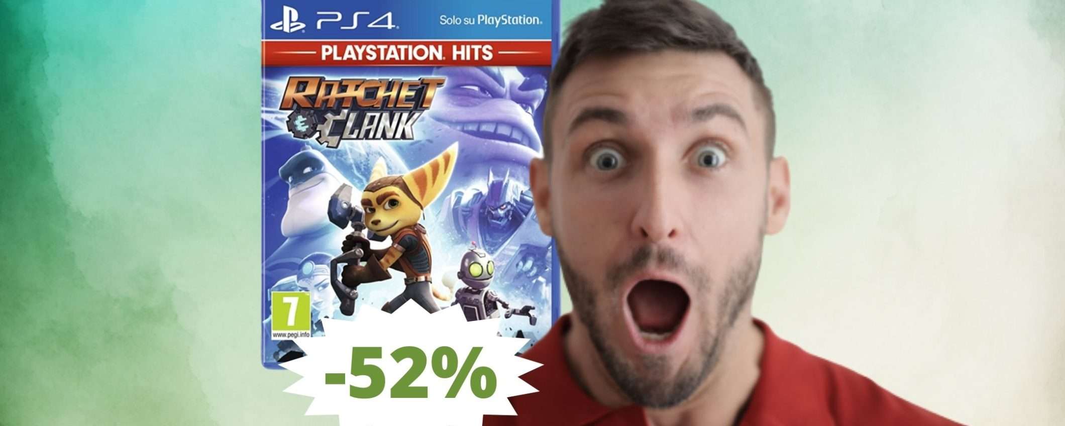 Ratchet & Clank PS4: prezzo BOMBA con il 52% di sconto