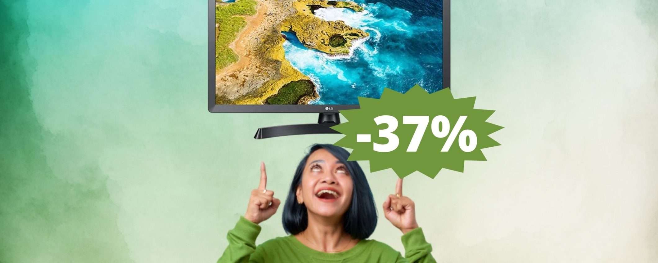 Smart TV Monitor LG: super sconto del 37% su Amazon