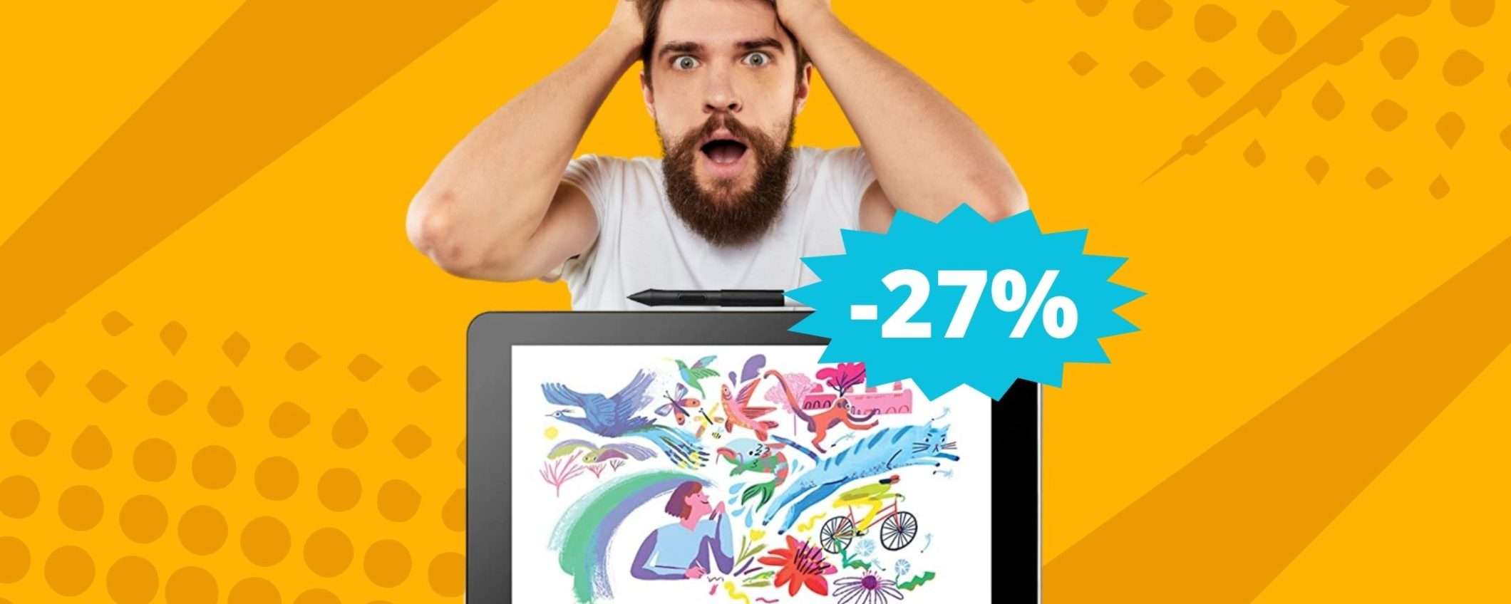 Wacom One Creative: la tavoletta grafica più venduta (-27%)