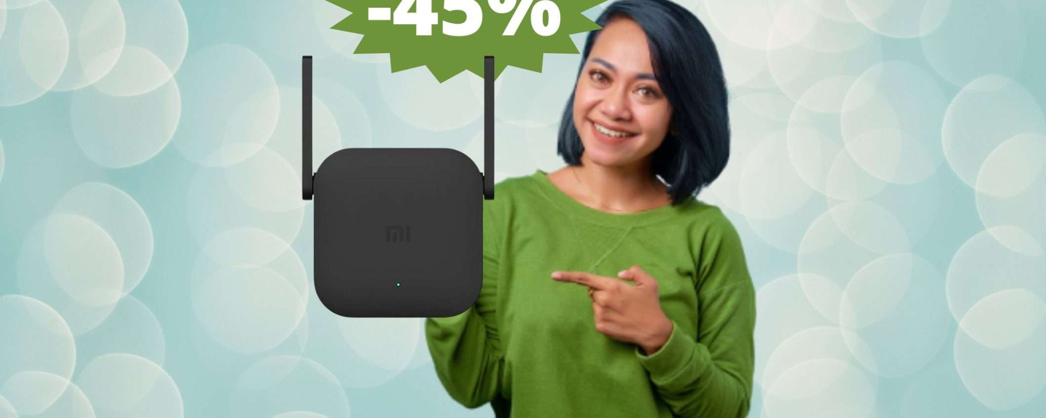 Xiaomi Mi Range Extender Pro: ripetitore wireless affidabile in mega sconto