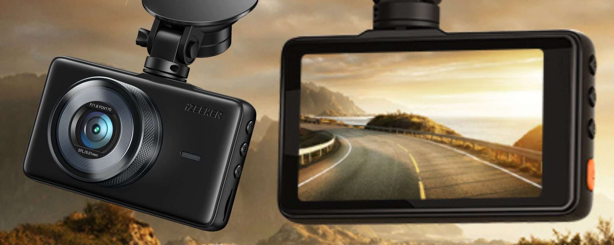 Una dash cam SENSAZIONALE a prezzo ridicolo su Amazon (29€)