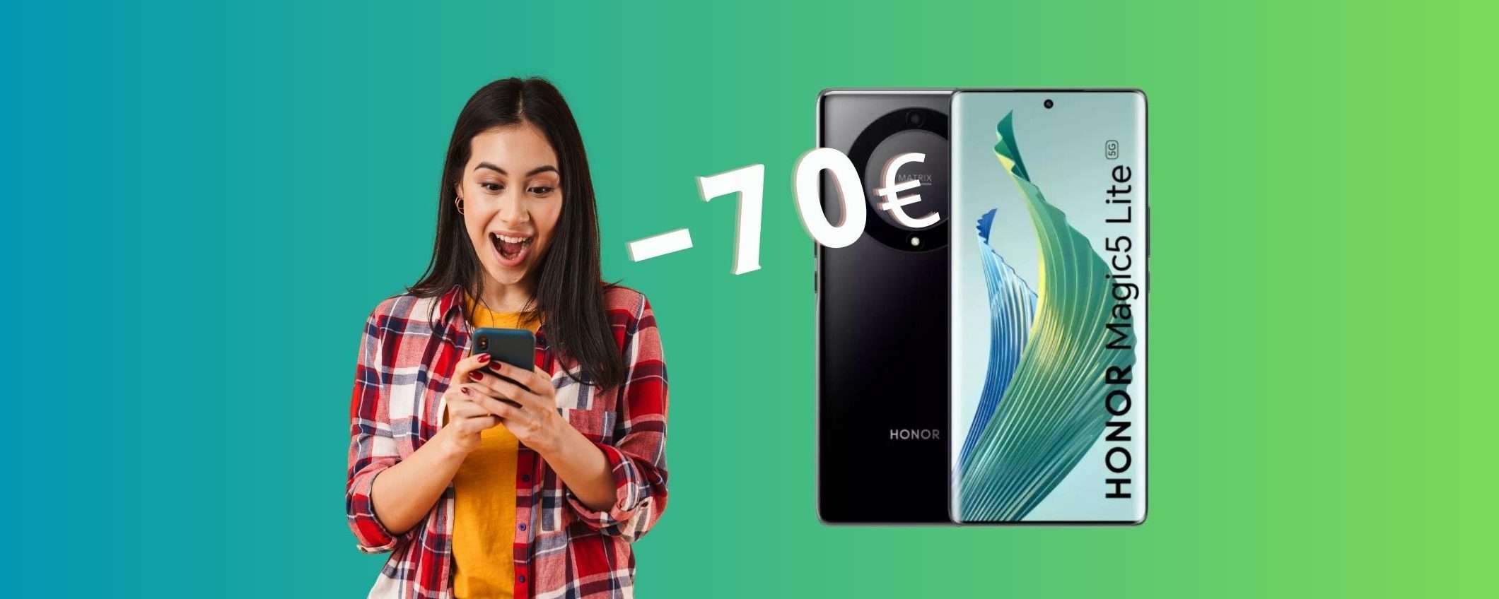 Honor Magic5 Lite a 70€ in MENO su eBay, da prendere SUBITO