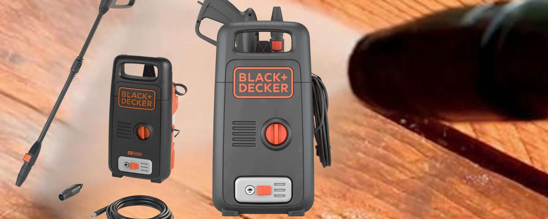 Da Black+Decker una idropulitrice PAZZESCA: prezzo assurdo su Amazon (49€)