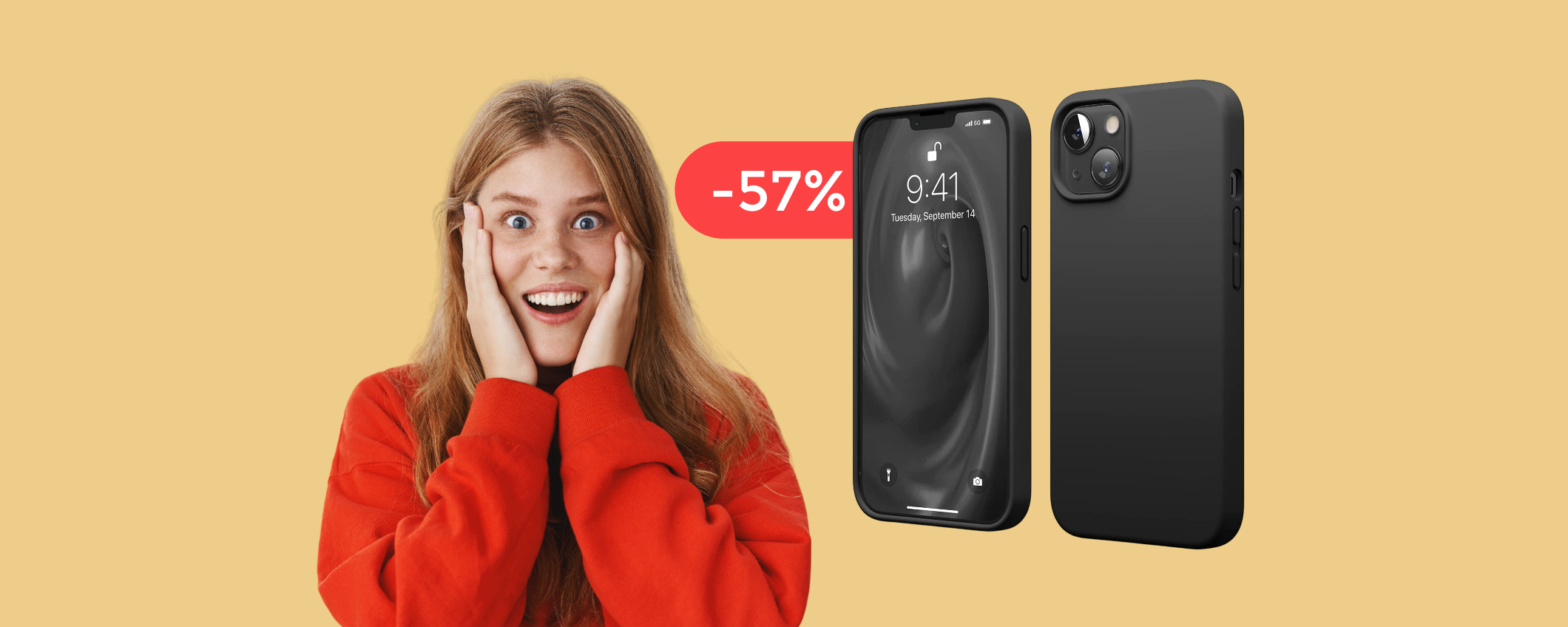 iPhone 13 sempre al sicuro con questa ottima cover: già tua a 12€