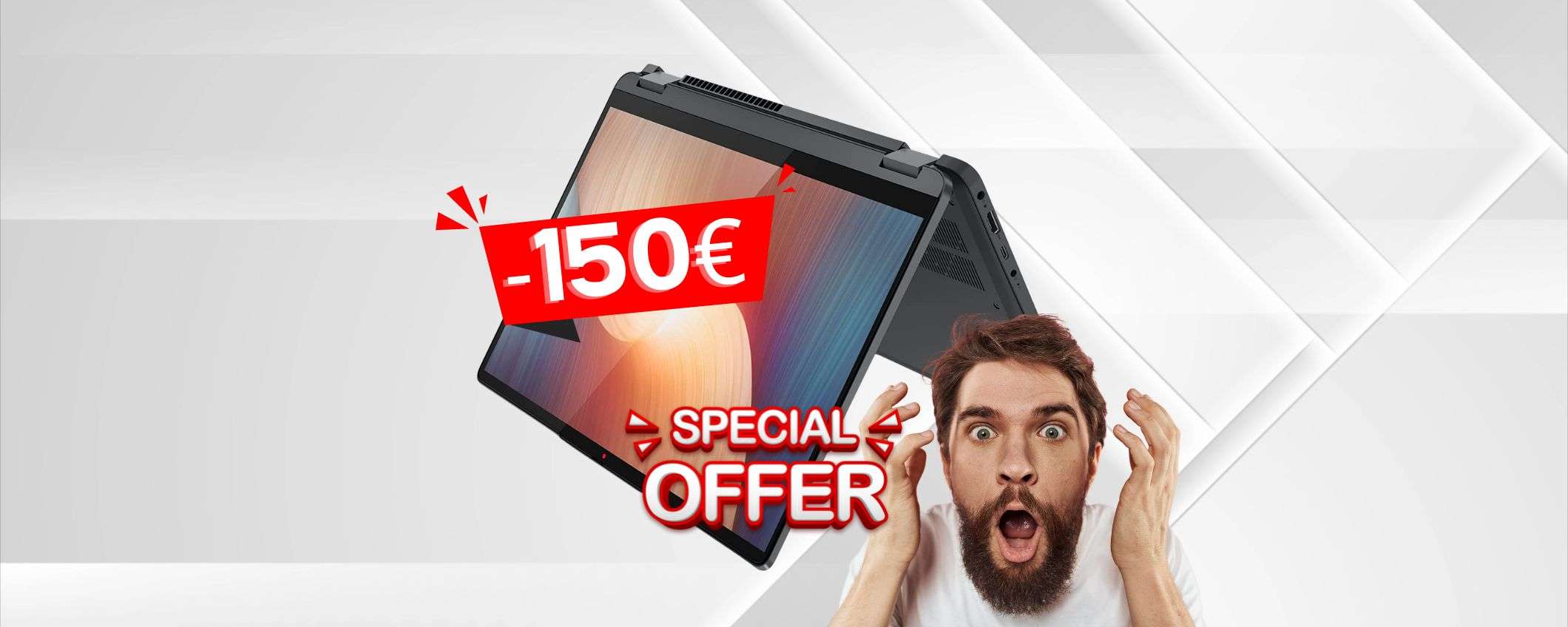 OCCASIONE UNICA: 150€ in meno per Lenovo IdeaPad Flex, la rivoluzione dei notebook!