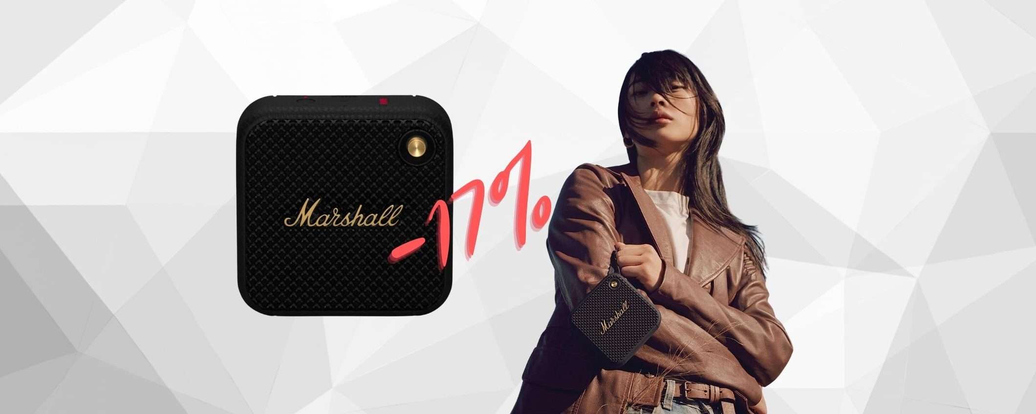 Marshall Willen: lo speaker wireless più bello al MINIMO STORICO