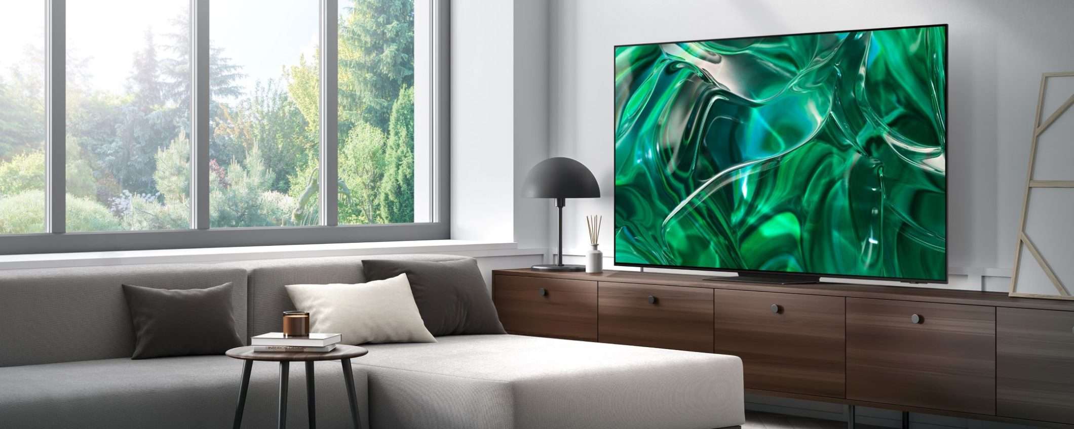 Col nuovo TV OLED S95C di Samsung ricevi in regalo un Galaxy Z Flip4