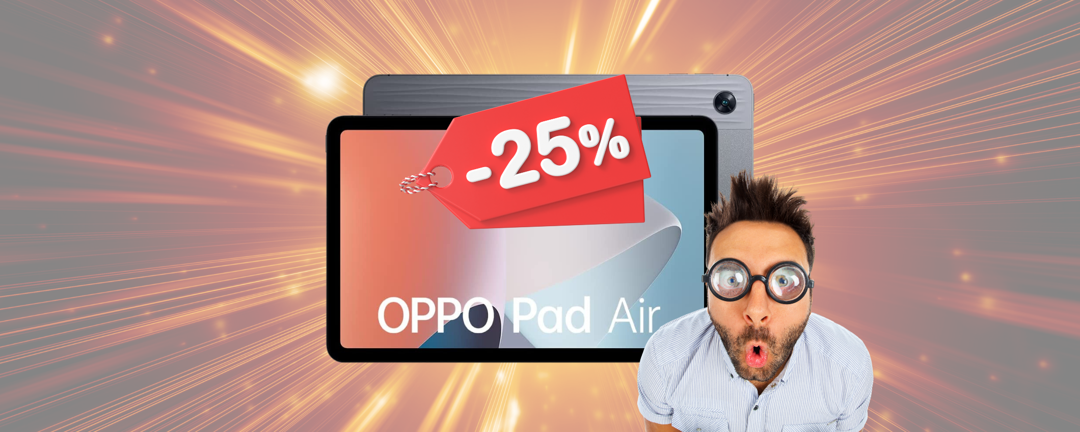 Tablet OPPO Pad Air: sconto INASPETTATO del 27% su Amazon