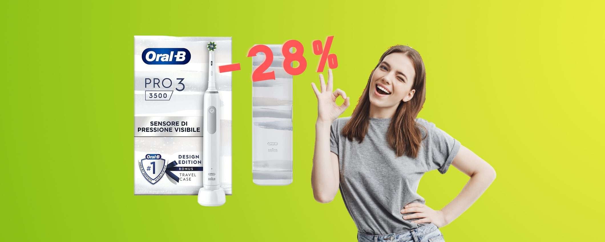 Oral-B Pro 3 è il MIGLIOR spazzolino elettrico e adesso in OFFERTA