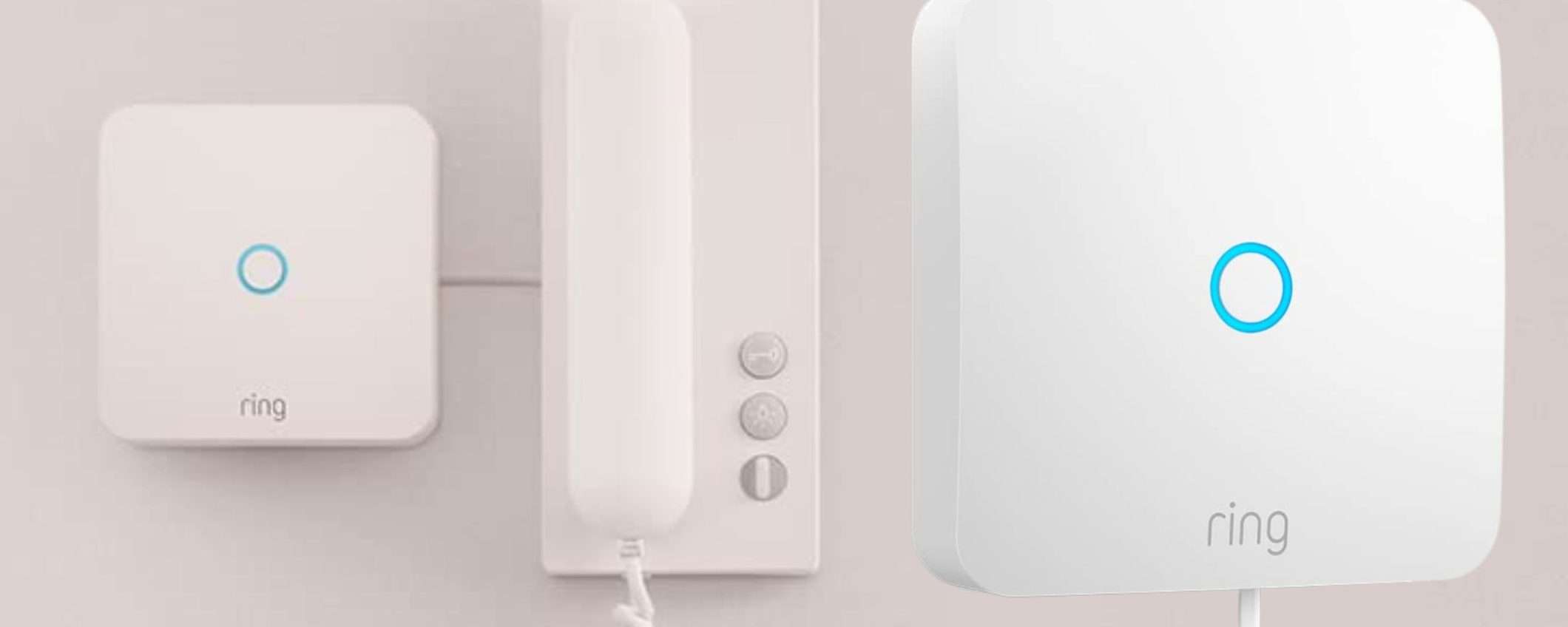 Ring Intercom rende smart il vecchio citofono: NOVITÀ in promo lancio (-62%)