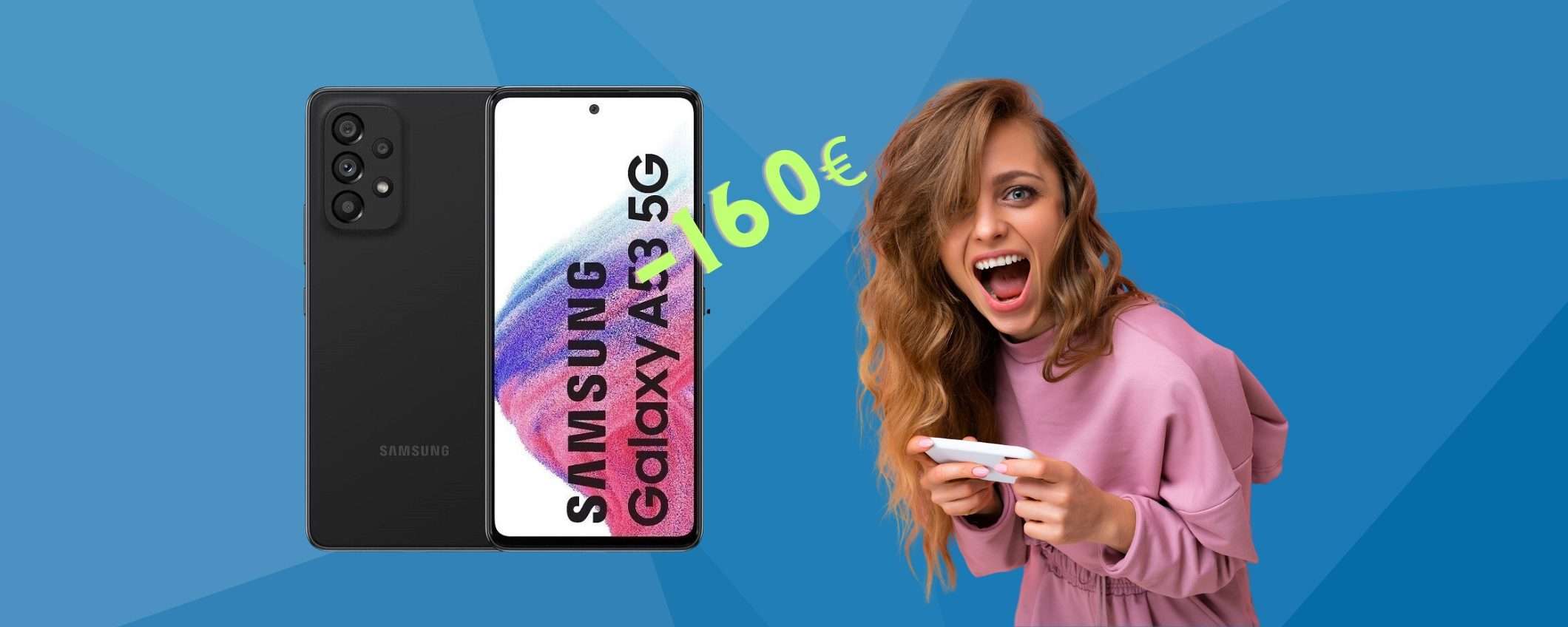 Samsung Galaxy A53: che PREZZONE su eBay, adesso a 160€ in MENO