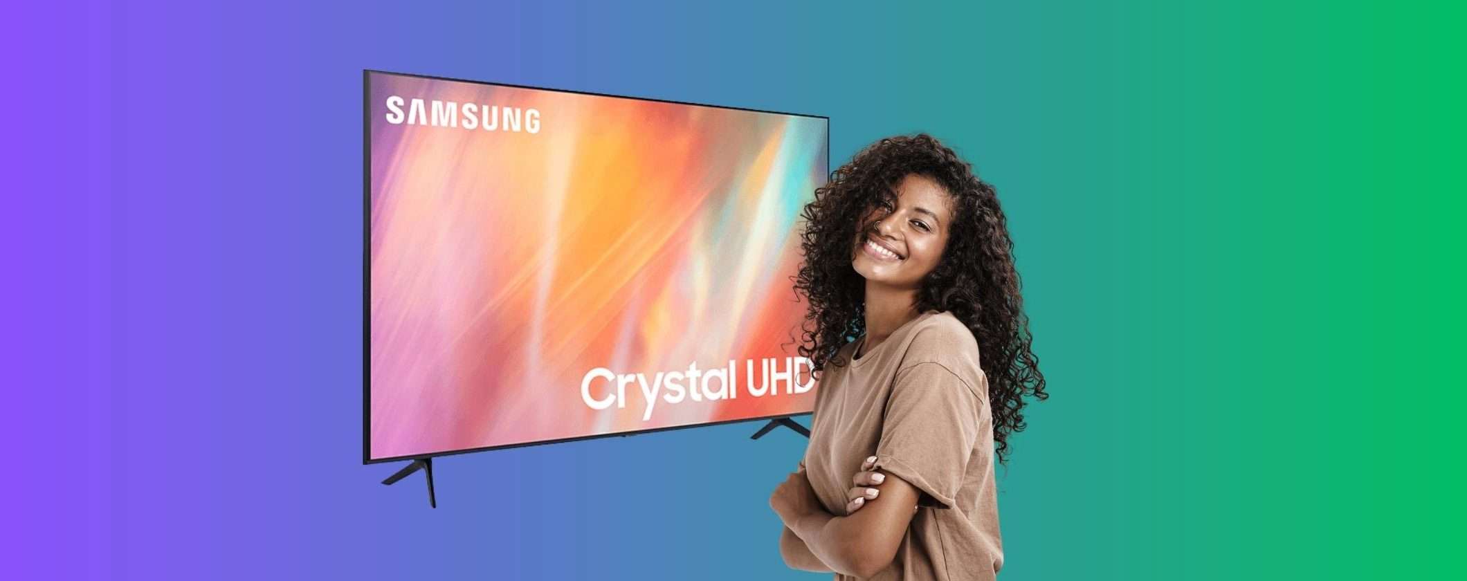 Samsung TV Crystal 4K: 50 pollici di puro GODIMENTO a soli 370€