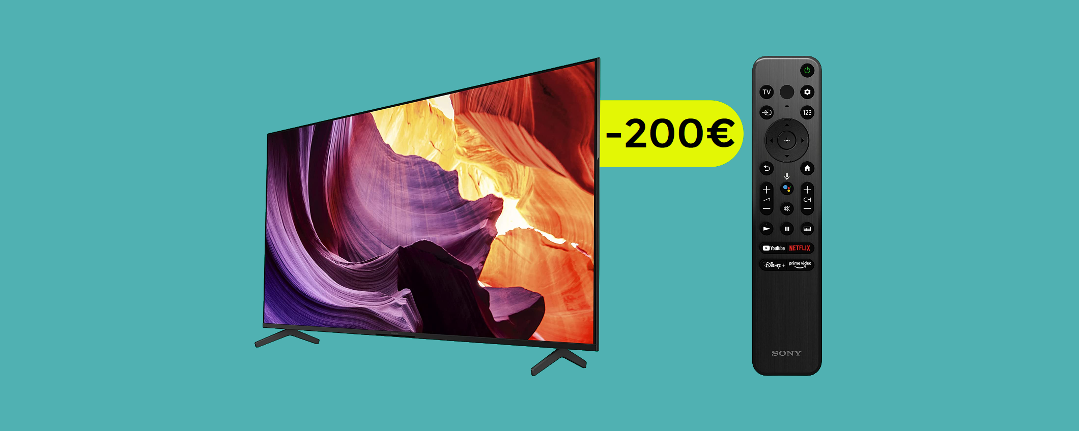 Smart TV 4K Sony Bravia 50'': con lo SCONTO di 200€ è davvero il TOP