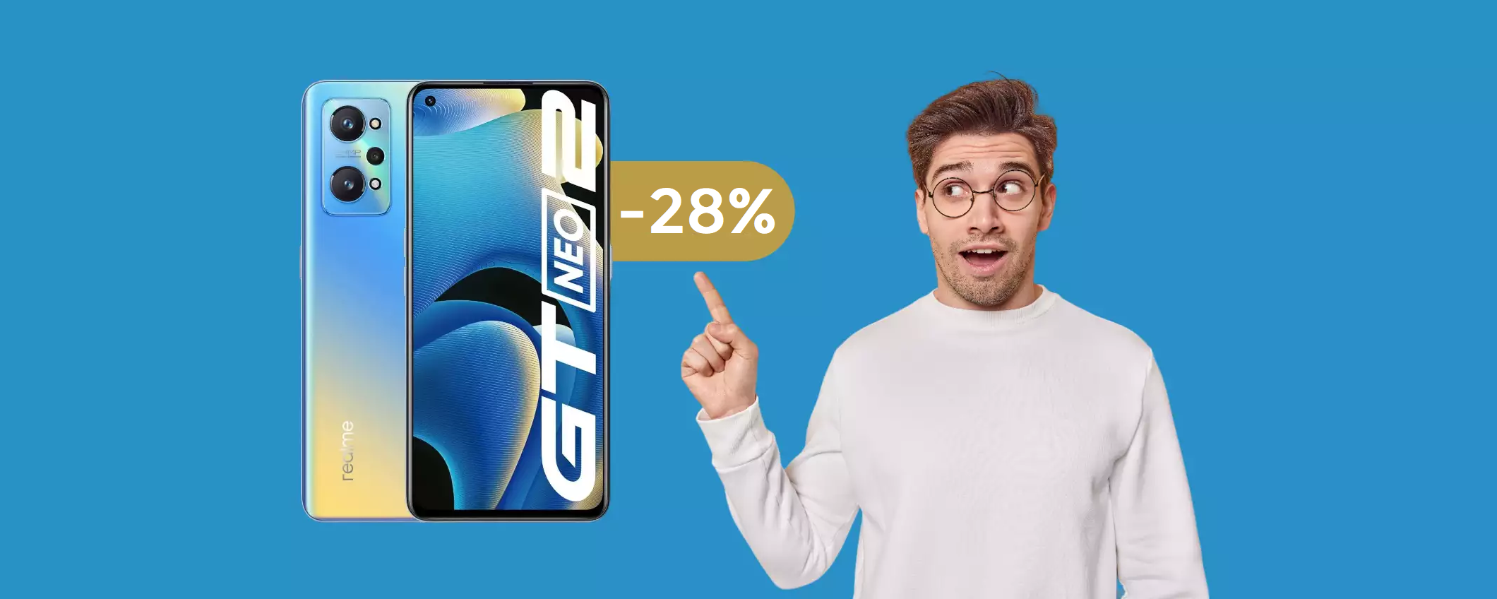 Realme GT Neo 2 torna in OFFERTA ad un prezzo irripetibile (-131€)