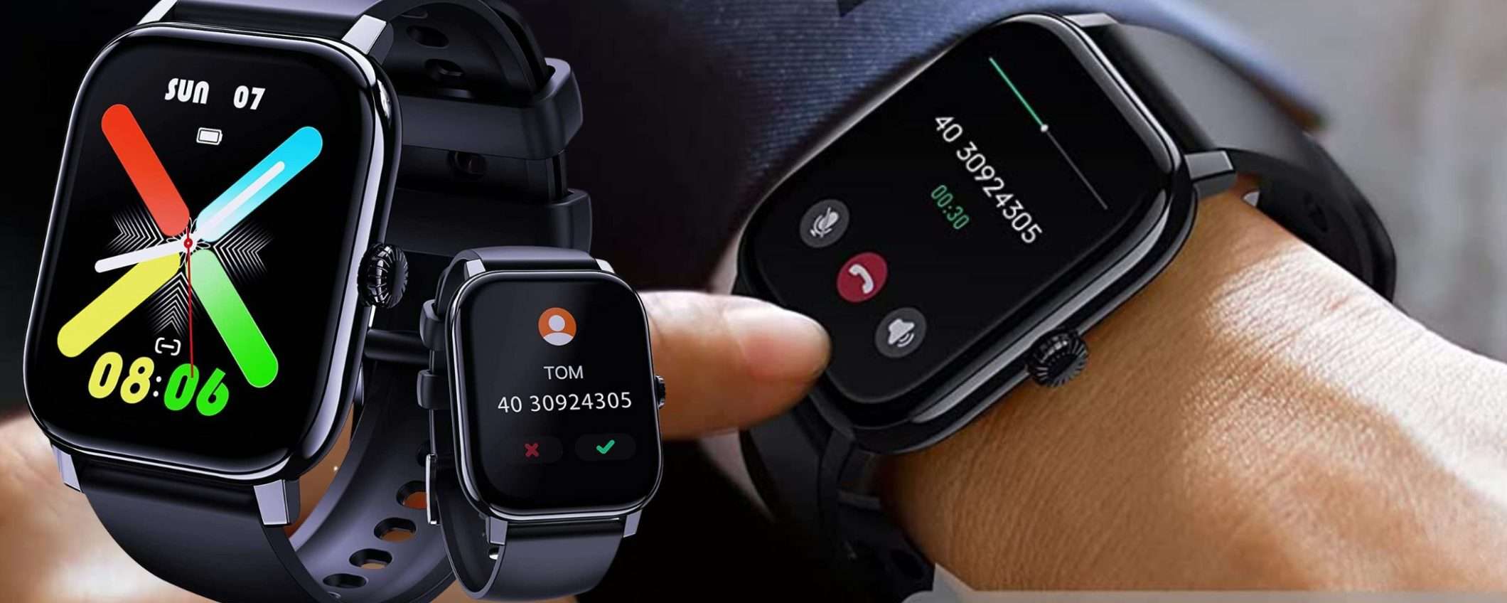 Con questo smartwatch SENSAZIONALE a 24€ puoi anche telefonare (-64%)