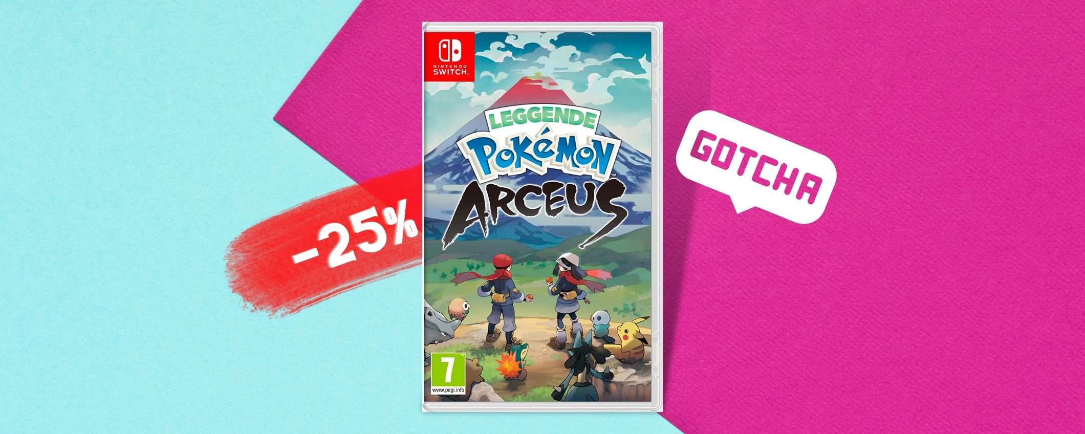 Pokémon: Arceus, parti all'avventura su Switch al prezzo MINIMO