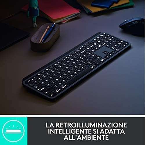 torna-offerta-logitech-mx-keys-tastiera-wireless-retroilluminazione