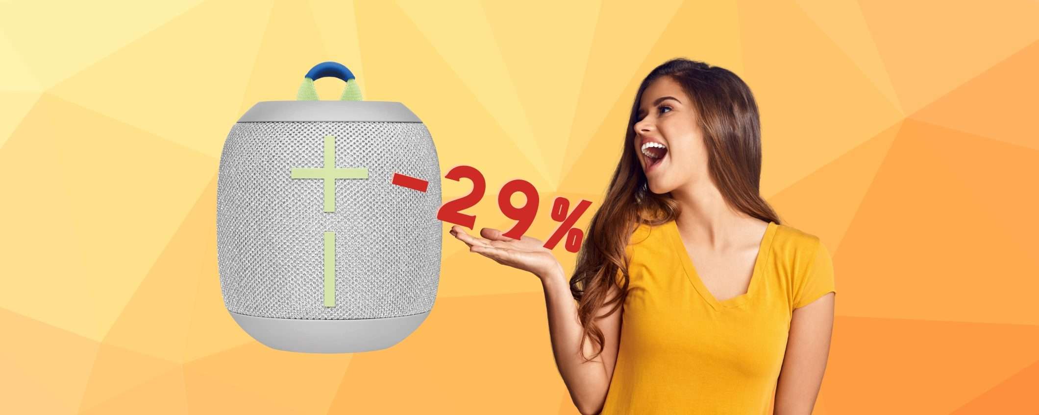 Ultimate Ears Wonderboom 3: speaker impermeabile e galleggiante al 29%