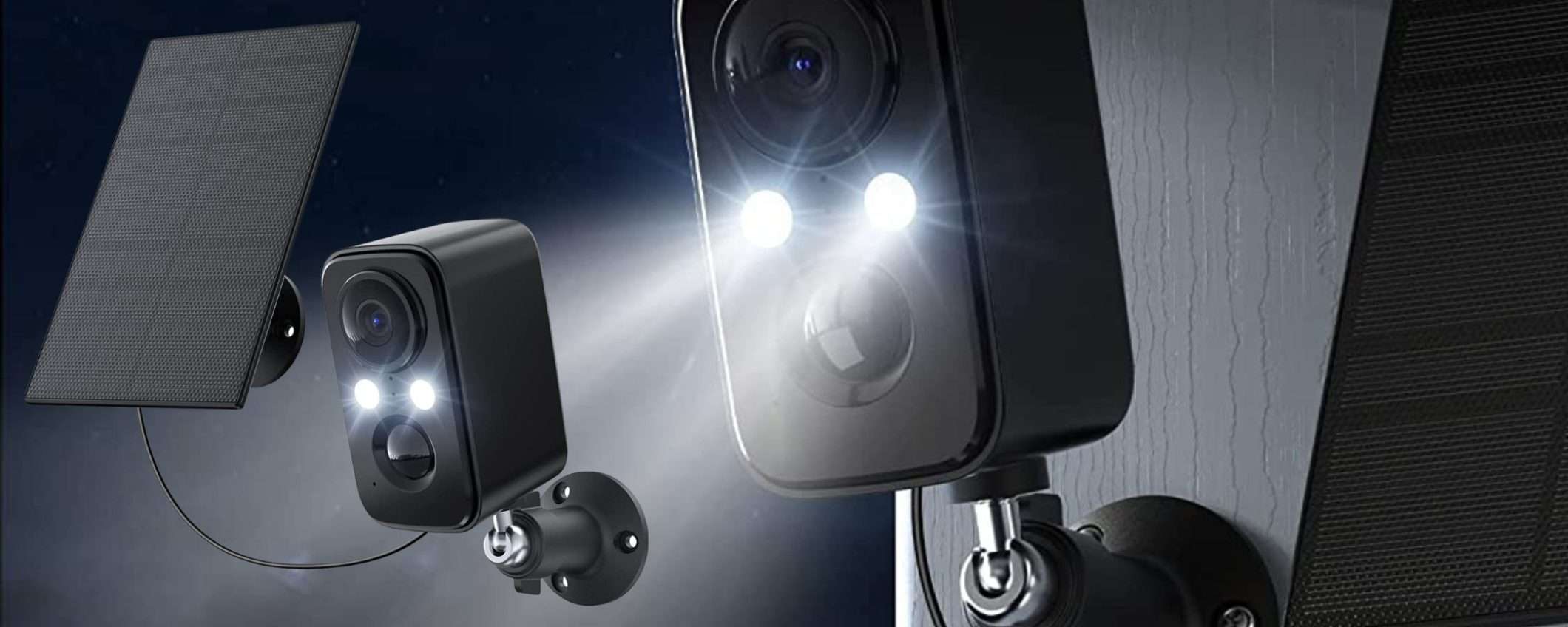 Videocamera con pannello solare a 39€: SICUREZZA 100% wireless, prezzo SHOCK