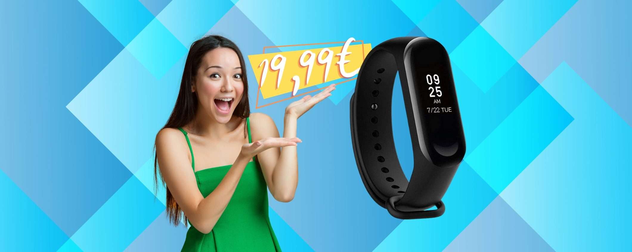 Xiaomi Mi Band 3: il prezzo CROLLA su Amazon, ora è tuo a 19,99€