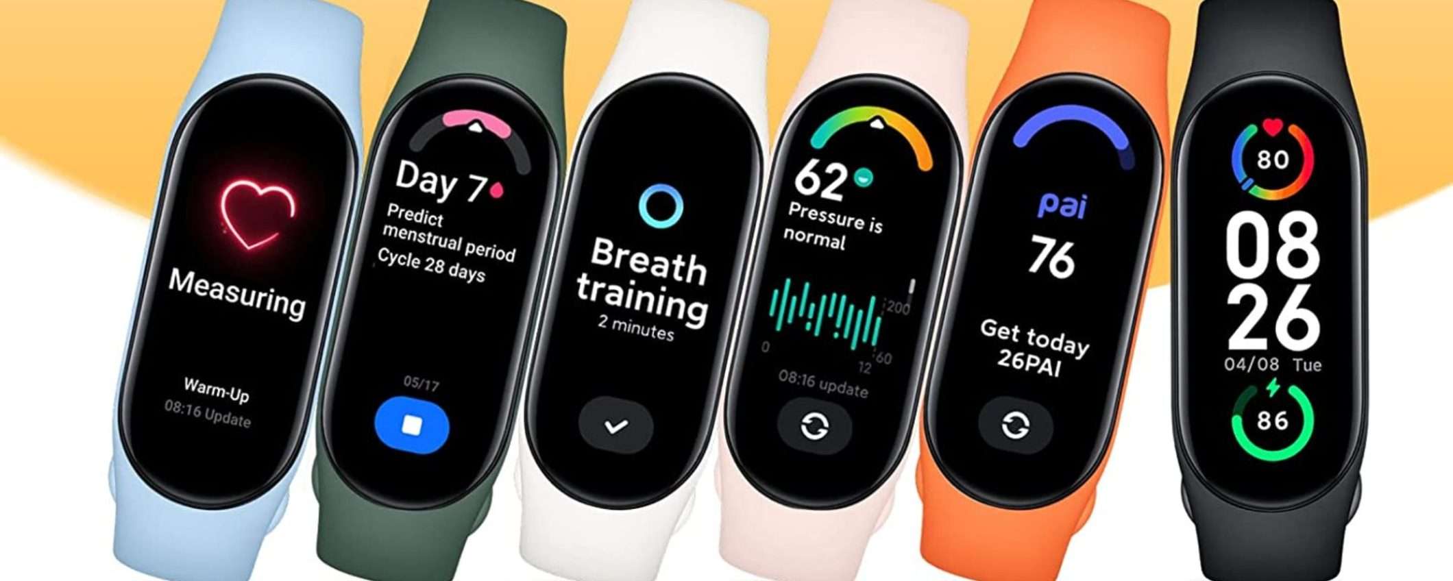 Xiaomi Mi Smart Band 7 CROLLA su eBay: la smartband numero uno a 38€