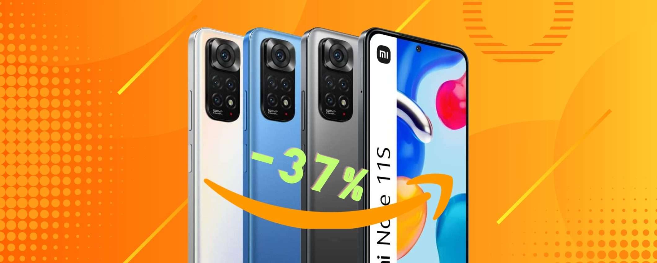 Xiaomi Redmi Note 11S quasi al MINIMO STORICO su Amazon (-37%)