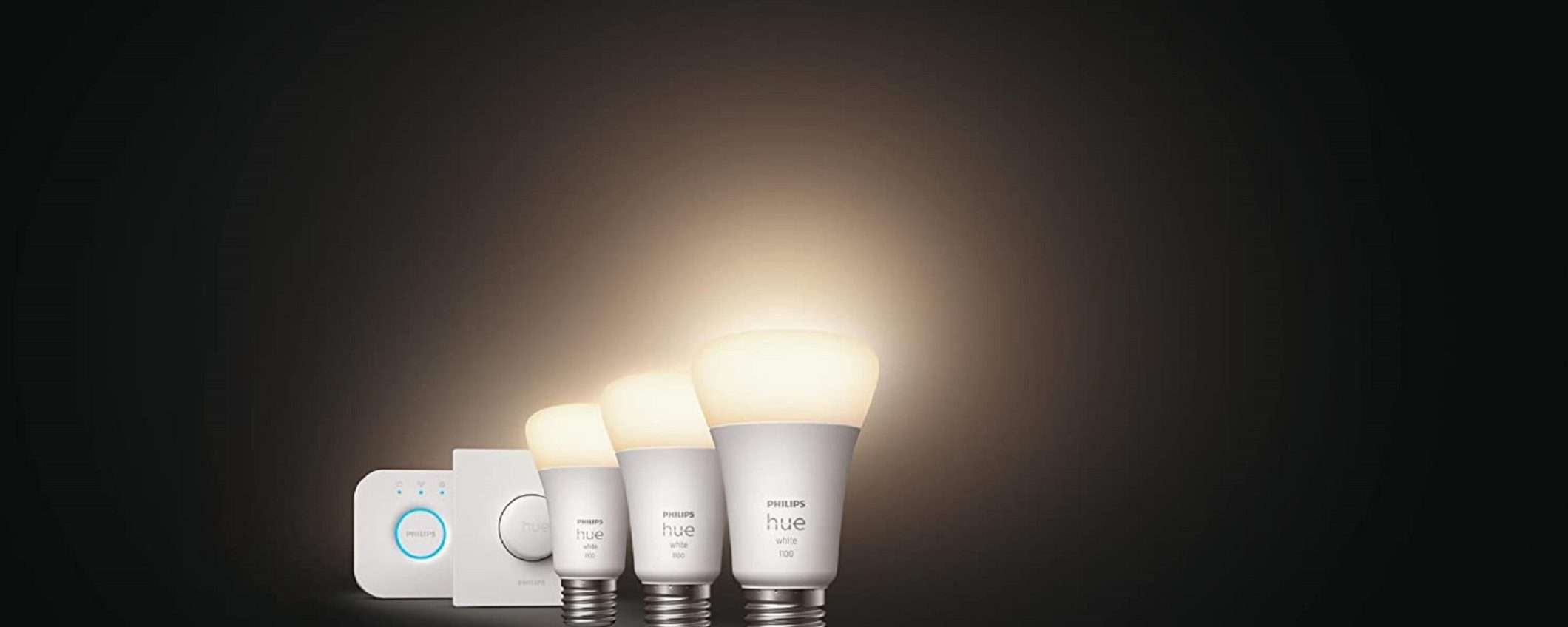 Kit Philips Hue con 3 lampadine, Bridge e Telecomando a un prezzo WOW