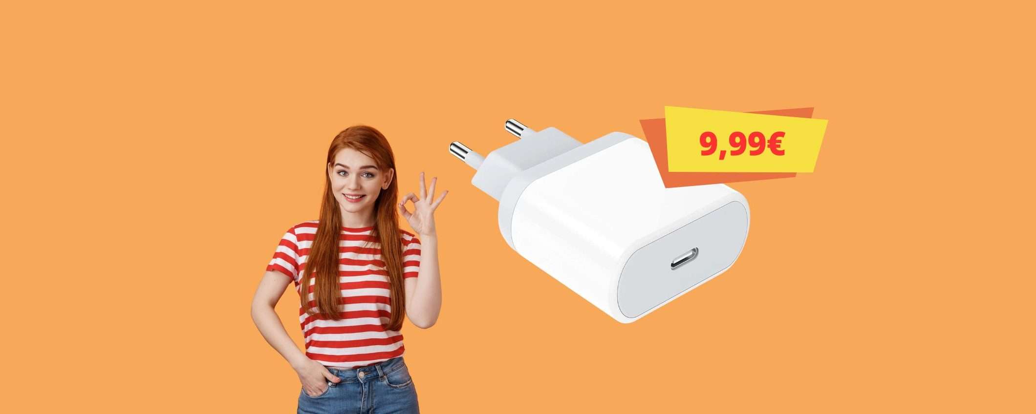 Caricatore compatibile 20W per iPhone a prezzo SBRICIOLATO su Amazon