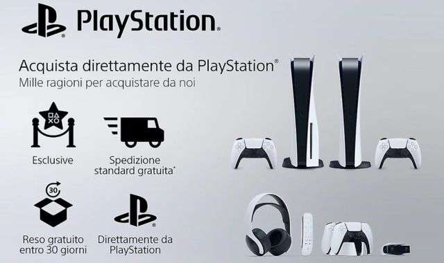 Direct PlayStation arriva in Italia: PS5, giochi e accessori per tutti i  gusti