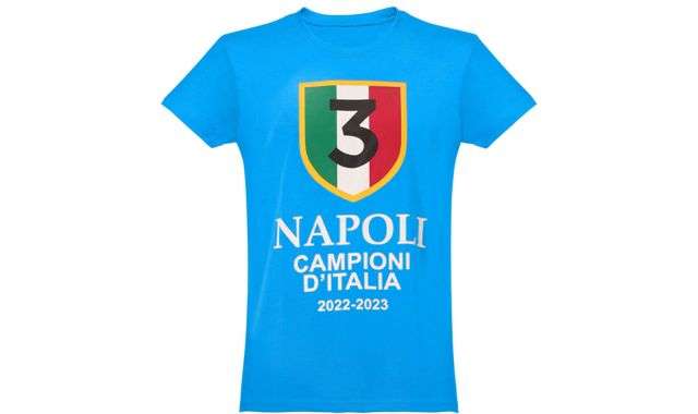 Maglia Napoli Campione d'Italia