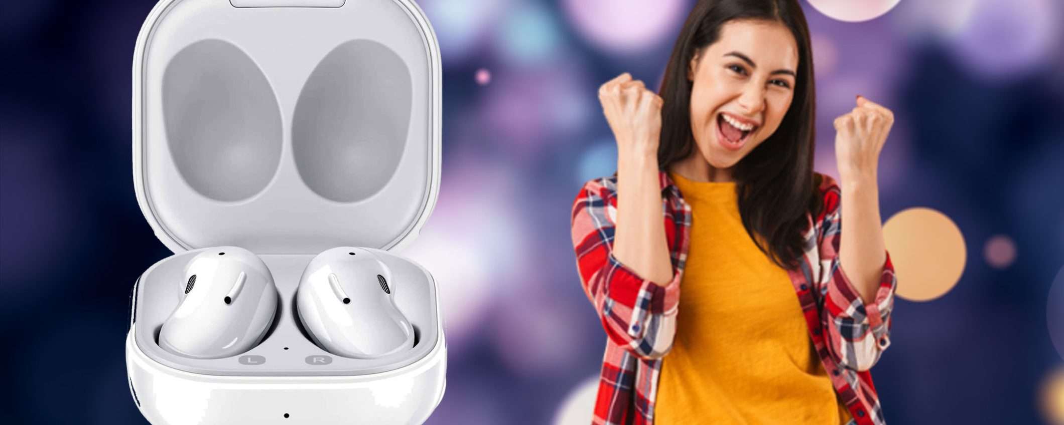 Samsung Galaxy Buds Live al prezzo folle: risparmi 120€, sconto del 70%!