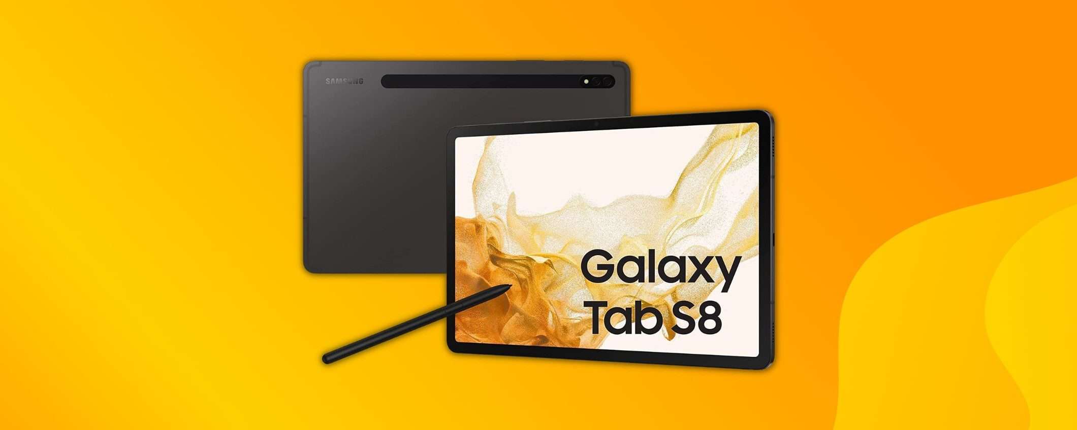 Samsung Galaxy Tab S8: maggio inizia con una SUPER OFFERTA su Amazon