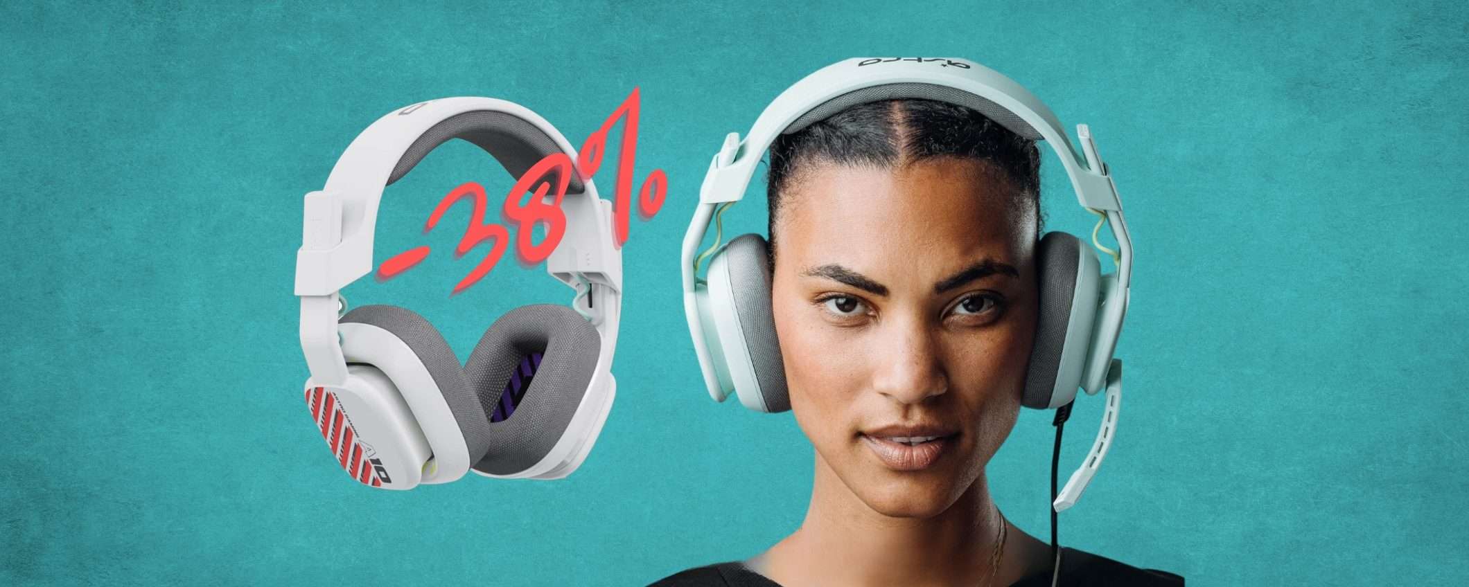 ASTRO A10: cuffie da Gaming Over-ear per consolle e PC al 38%