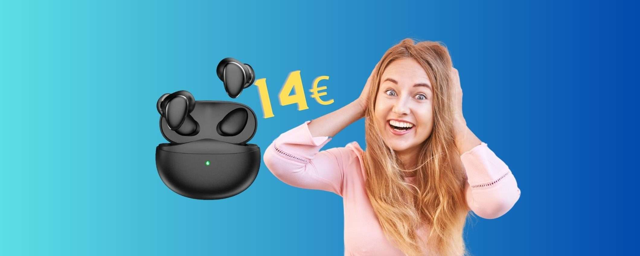 Auricolari Bluetooth invisibili a prezzo SBRICIOLATO, su Amazon a 14€