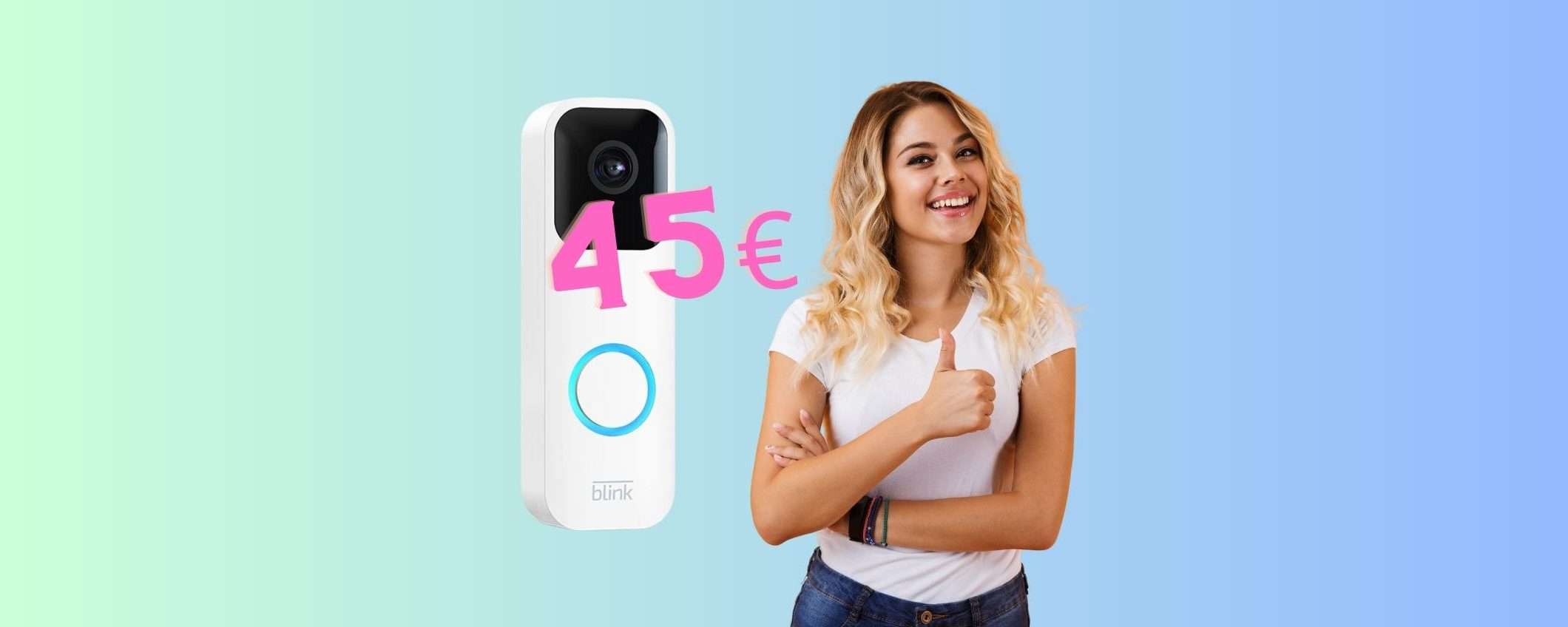 Blink Video Doorbell: videocitofono smart con integrazione Alexa a soli 45€