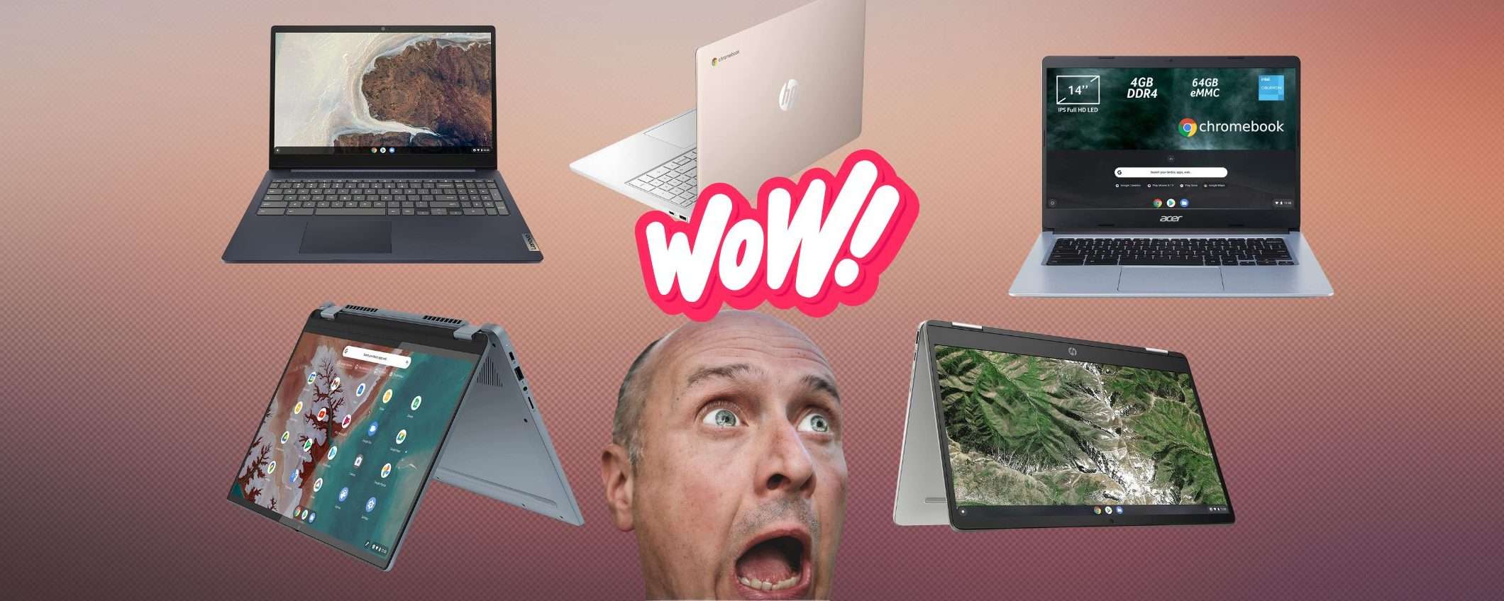 Chromebook Week su Amazon: 5 modelli incredibili da acquistare a prezzo stracciato