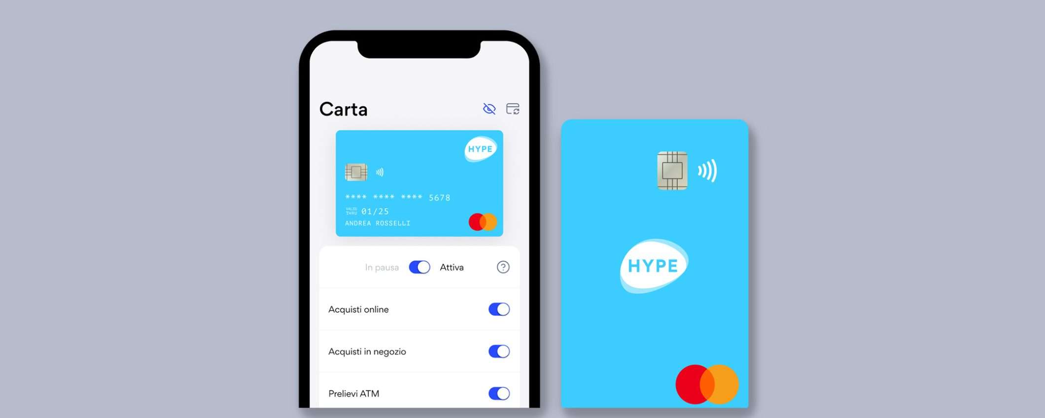 Apri Conto Hype a canone zero: ricevi subito la MasterCard virtuale