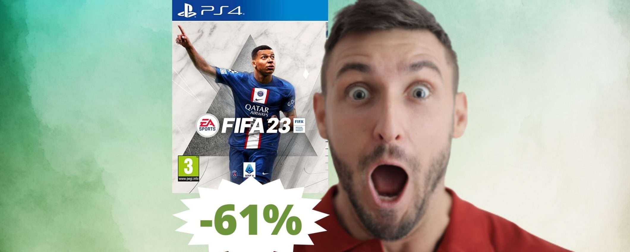 FIFA 23 PS4: con lo sconto FOLLE del 61% sta andando a ruba