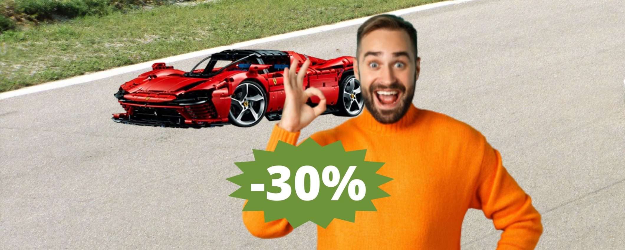 LEGO Technic Ferrari Daytona SP3: super sconto del 30%