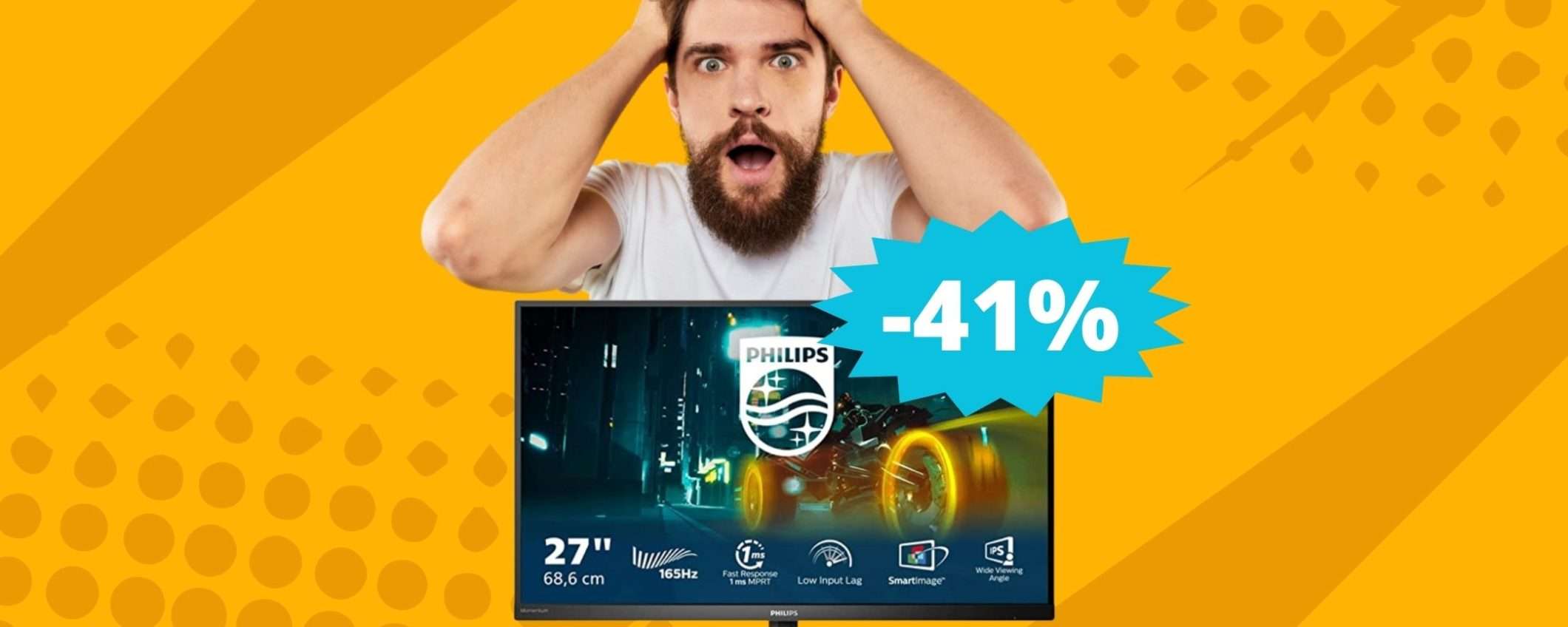 Monitor da gaming Philips: tanta qualità, ad un prezzo ridicolo