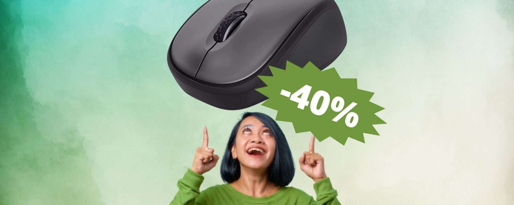 Mouse Trust Yvi+: super silenzioso e in super sconto