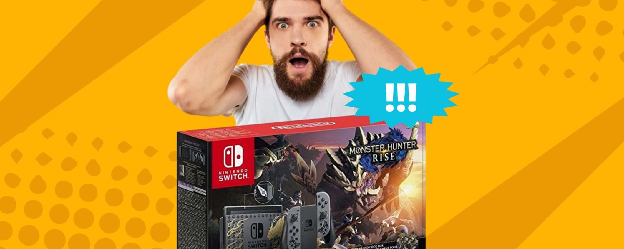 Nintendo Switch: l'edizione speciale Monster Hunter Rise è già in sconto