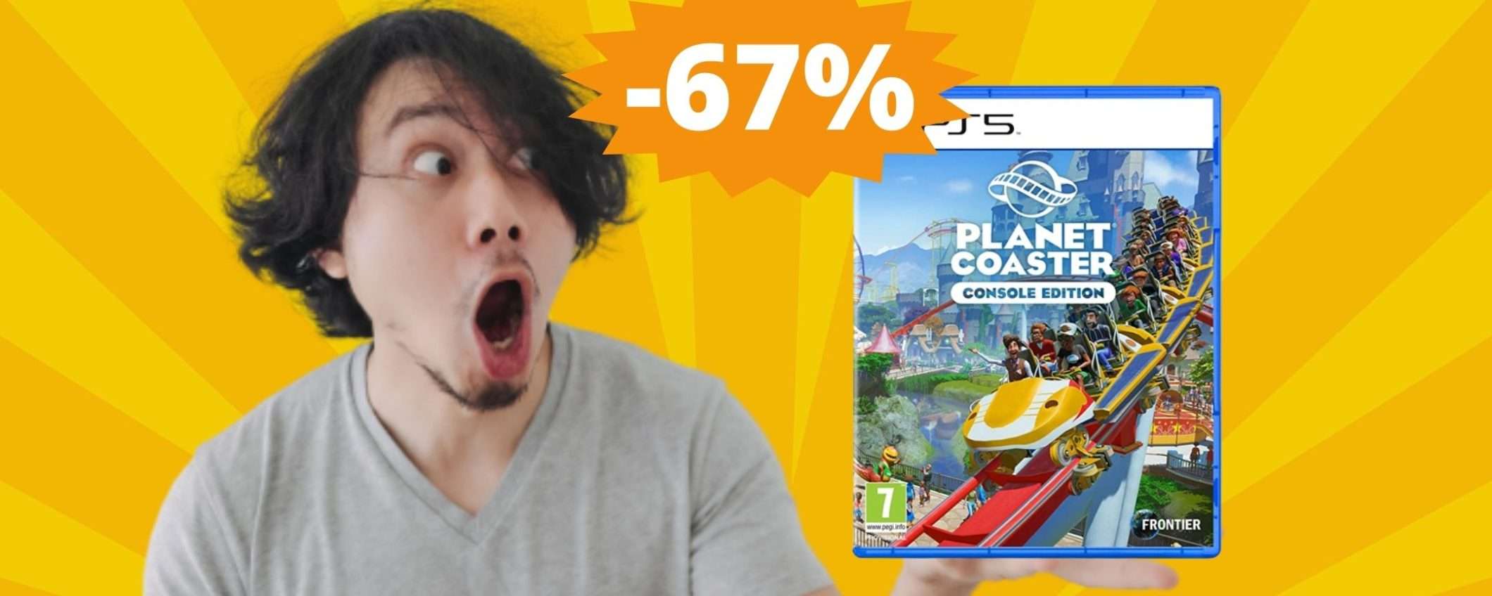 Planet Coaster PS5: prezzo BOMBA con sconto FOLLE del 67%